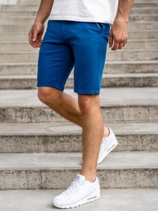 Bolf Herren Shorts Jeansblau  1142