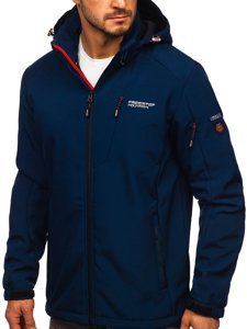 Bolf Herren Softshell Jacke Dunkelblau  BK122