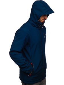 Bolf Herren Softshell Jacke Dunkelblau  BK122