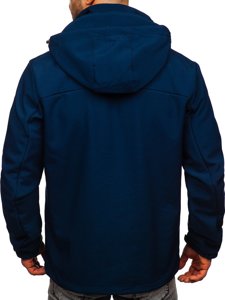 Bolf Herren Softshell Jacke Dunkelblau  BK122