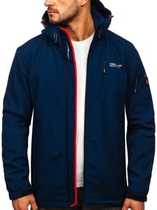 Bolf Herren Softshell Jacke Dunkelblau  BK122