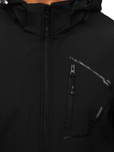 Bolf Herren Softshell Jacke Schwarz  BK124