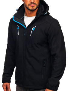 Bolf Herren Softshell Jacke Sschwarz WX010