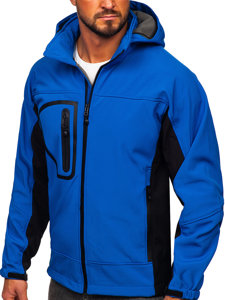 Bolf Herren Softshelljacke Blau  T019