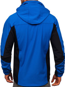 Bolf Herren Softshelljacke Blau  T019