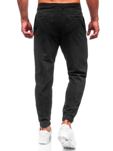 Bolf Herren Spoerhose Joggers aus Bio Baumwolle Schwarz 4F SPMD014