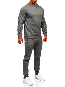 Bolf Herren Sportanzug Anthrazit  10380