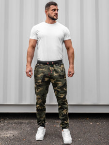 Bolf Herren Sporthose Camo-Khaki KZ15A