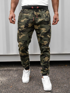 Bolf Herren Sporthose Camo-Khaki KZ15A