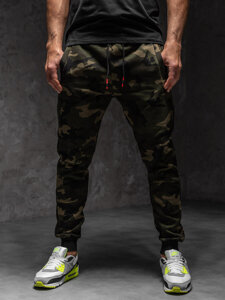 Bolf Herren Sporthose Camo-Khaki KZ15A1