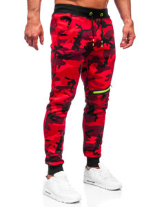 Bolf Herren Sporthose Camo Rot  KK04