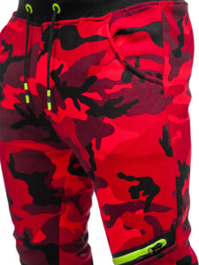 Bolf Herren Sporthose Camo Rot  KK04