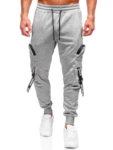 Bolf Herren Sporthose Cargohose Jogger Pants Grau  HS7172