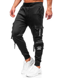 Bolf Herren Sporthose Cargohose Jogger Pants Schwarz  HS7176