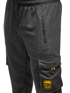 Bolf Herren Sporthose Cargohose Joggers Anthrazit  JX6359