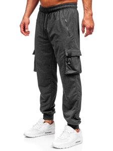 Bolf Herren Sporthose Cargohose Joggers Anthrazit  JX6362