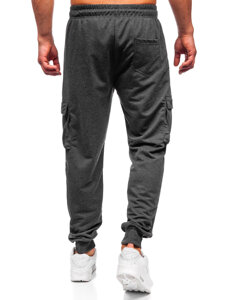 Bolf Herren Sporthose Cargohose Joggers Anthrazit  JX6362