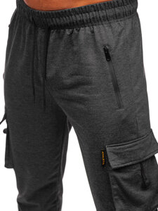 Bolf Herren Sporthose Cargohose Joggers Anthrazit  JX6363