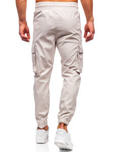 Bolf Herren Sporthose Cargohose Joggers Beige  HSS298