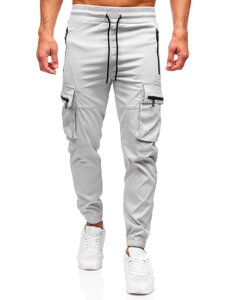 Bolf Herren Sporthose Cargohose Joggers Grau  HSS300