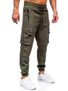 Bolf Herren Sporthose Cargohose Joggers Grün  HSS298