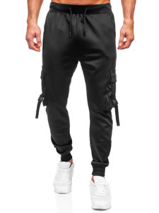 Bolf Herren Sporthose Cargohose Joggers Schwarz  8K1118