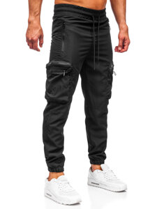 Bolf Herren Sporthose Cargohose Joggers Schwarz  HSS296