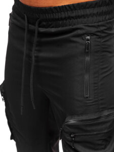 Bolf Herren Sporthose Cargohose Joggers Schwarz  HSS296