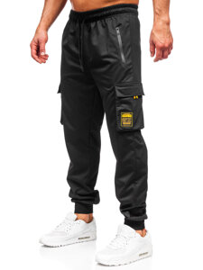 Bolf Herren Sporthose Cargohose Joggers Schwarz  JX6359