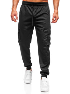 Bolf Herren Sporthose Cargohose Joggers Schwarz  JX6362