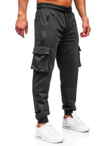 Bolf Herren Sporthose Cargohose Joggers Schwarzgrau  JX6360