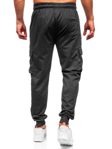 Bolf Herren Sporthose Cargohose Joggers Schwarzgrau  JX6360