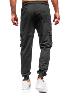 Bolf Herren Sporthose Cargohose Joggers Schwarzgrau  JX6362