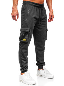 Bolf Herren Sporthose Cargohose Joggers Schwarzgrau  JX6363