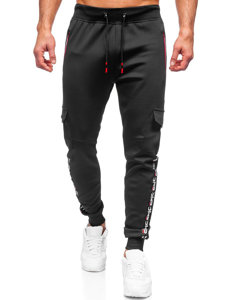 Bolf Herren Sporthose Cargohose Schwarz K10279