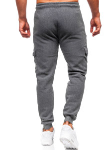 Bolf Herren Sporthose Jogger Pants Cargohose Anthrazit JX6028