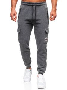 Bolf Herren Sporthose Jogger Pants Cargohose Anthrazit JX6028