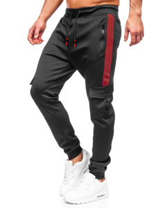 Bolf Herren Sporthose Jogger Pants Cargohose Schwarz  K10283