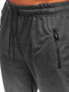 Bolf Herren Sporthose Jogger Pants Schwarzgrau  JX6103