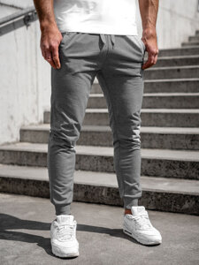 Bolf Herren Sporthose Jogger Pants Schwarzgrau  XW02A