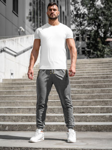 Bolf Herren Sporthose Joggers Anthrazit  K10338A