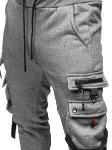 Bolf Herren Sporthose Joggers Cargohose Grau  HSS015