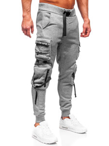 Bolf Herren Sporthose Joggers Cargohose Grau  HSS017