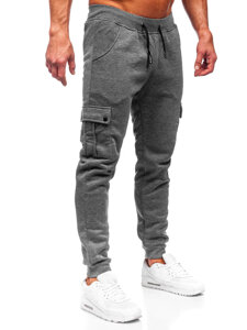 Bolf Herren Sporthose Joggers Cargohose Grau  HY-809