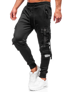 Bolf Herren Sporthose Joggers Cargohose Schwarz HS7173