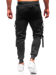 Bolf Herren Sporthose Joggers Cargohose Schwarz  HSS015