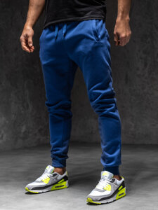 Bolf Herren Sporthose Joggers Kobaltblau  XW01-C