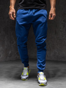 Bolf Herren Sporthose Joggers Kobaltblau  XW01-C