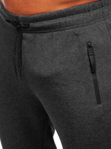 Bolf Herren Sporthose Joggers  Schwarzgrau JX6205