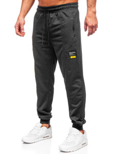 Bolf Herren Sporthose Joggers Schwarzgrau  JX6333